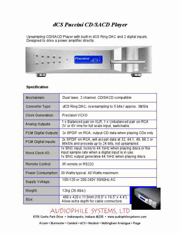 Audiophile Systems CD Player SACD Player-page_pdf